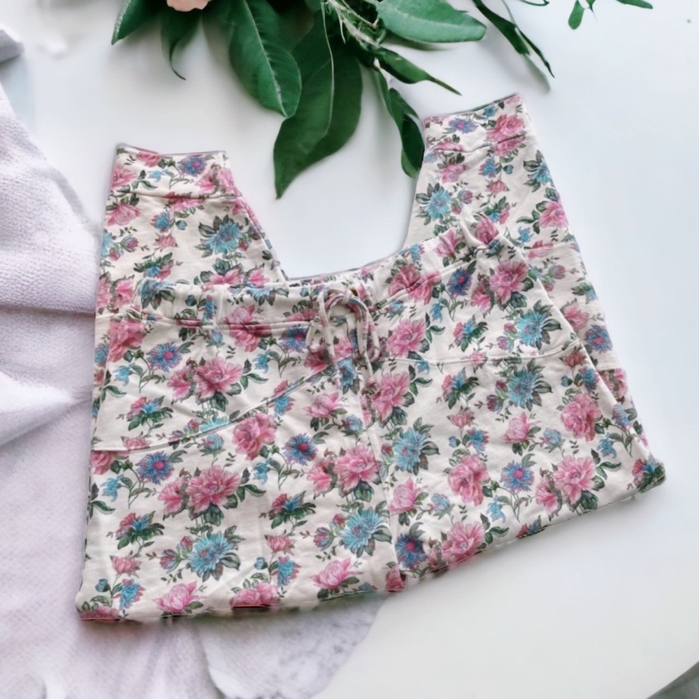 Loveshackfancy Floral Etty Pants Joggers Granny Sea Orchid large l